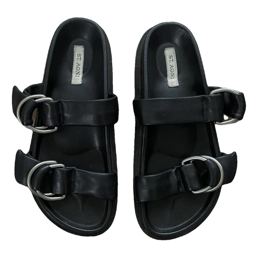 St Agni footbed flat buckle sandals